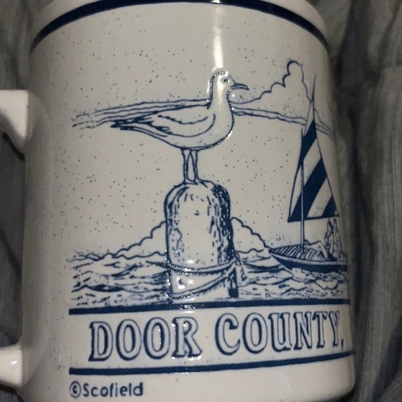 Door County White Ceramic Mug - Picture 3 of 12